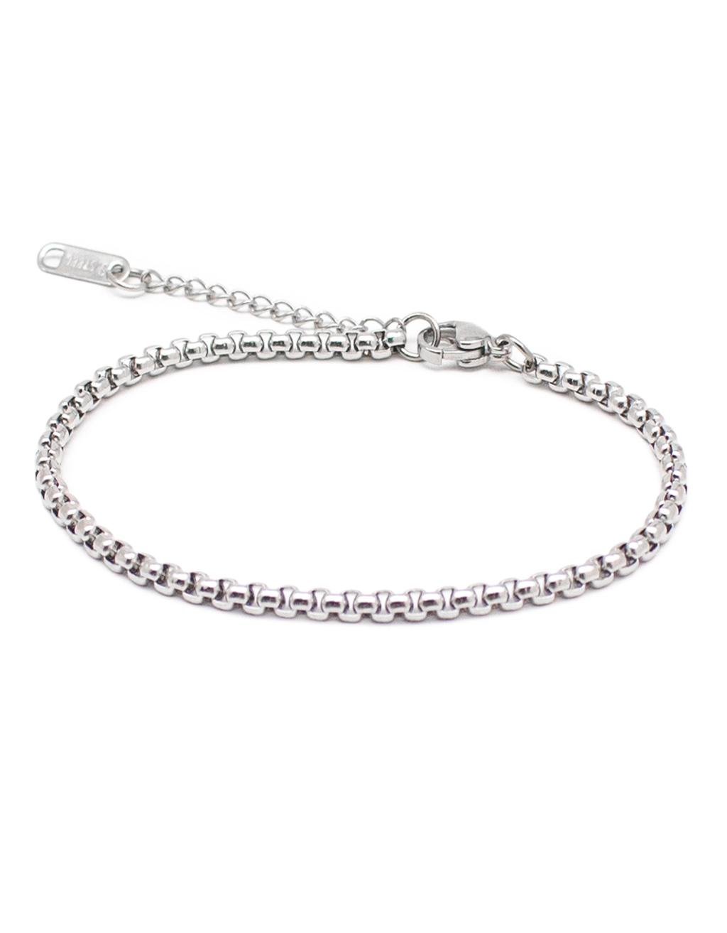 Βραχιόλι Αλυσίδα Ασημί Ατσάλινο