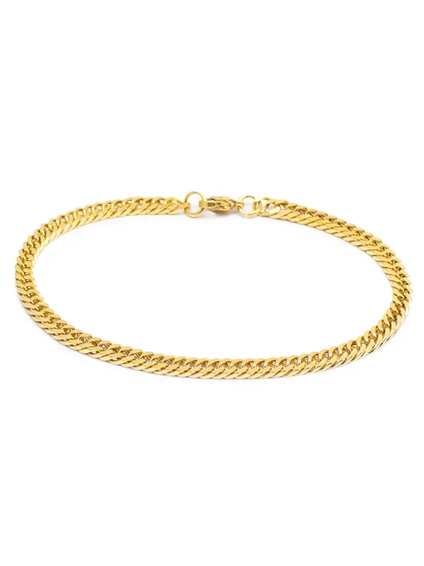 Βραχιόλι Αλυσίδα Χρυσό Ατσάλινο