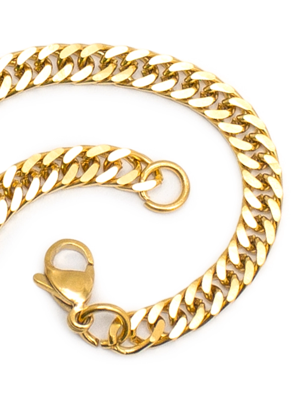 Βραχιόλι Αλυσίδα Χρυσό Ατσάλινο - Image 2