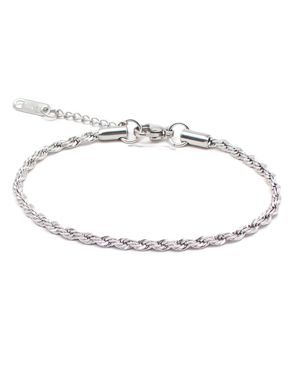 Βραχιόλι Twist Ασημί Ατσάλινο