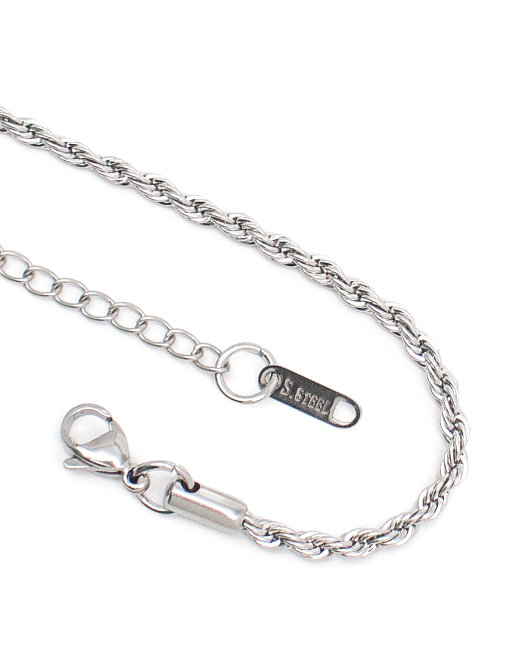 Βραχιόλι Twist Ασημί Ατσάλινο - Image 2