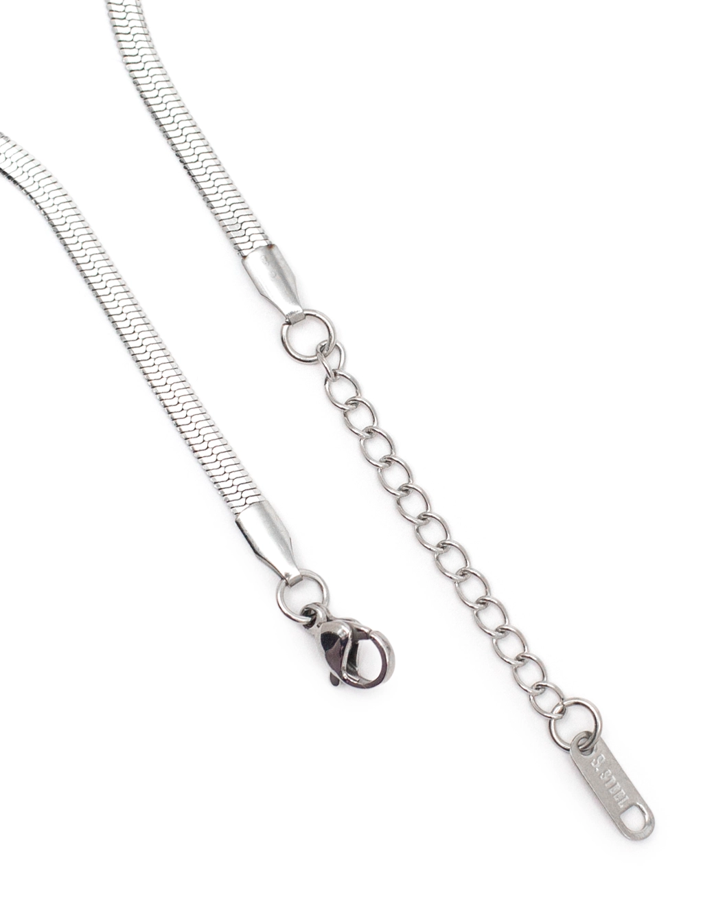 Βραχιόλι Snake Ασημί Ατσάλινο - Image 2