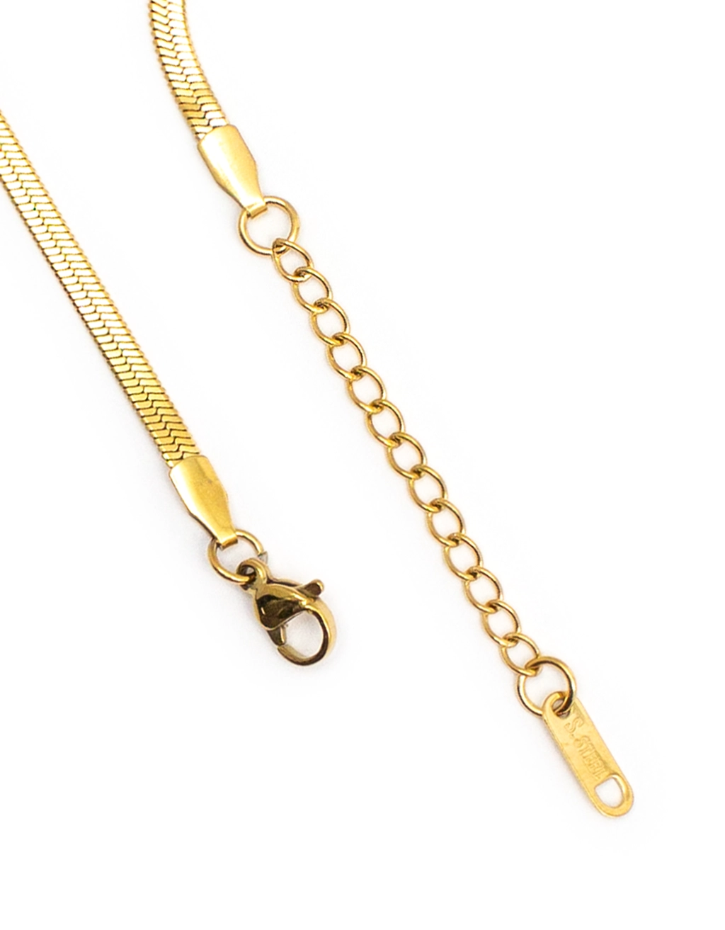 Βραχιόλι Snake Χρυσό Ατσάλινο - Image 2